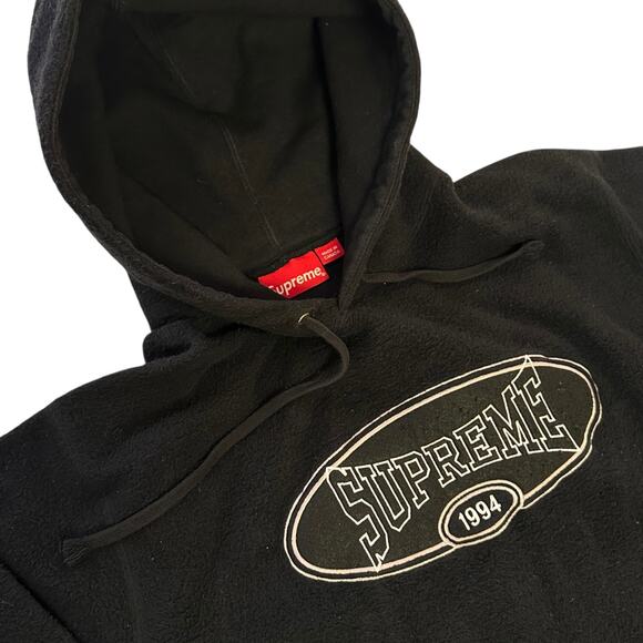 XL Supreme Reverse Fleece Logo Hoody - Picture 2 of 4